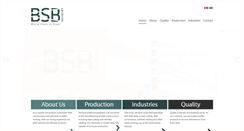 Desktop Screenshot of bsb-industry.com
